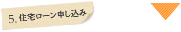 住宅ローン申し込み